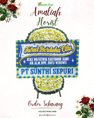 Papan Bunga Duka di Randublatung
