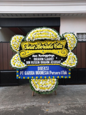 Papan Bunga Duka di Randublatung